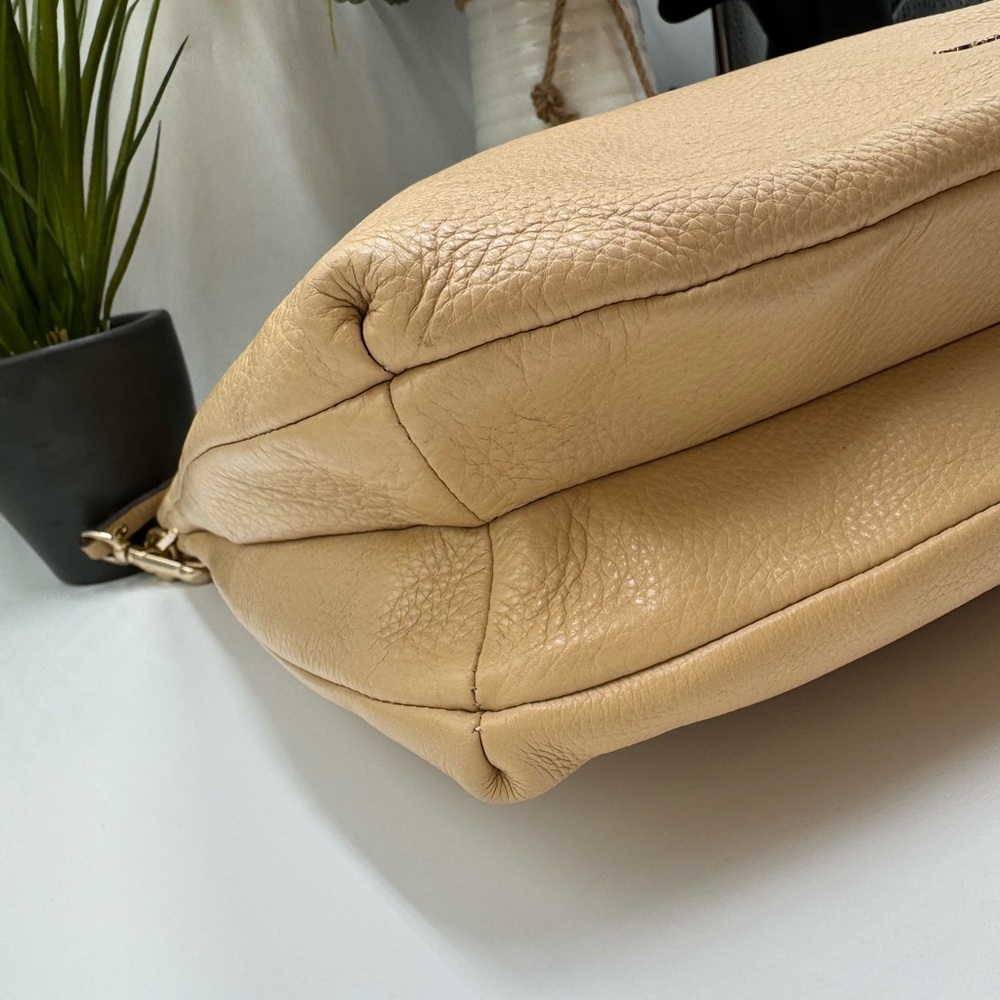 Coach Madison Italian Pebbled Leather Hobo in a tan color 2013 - Picture 6 of 14